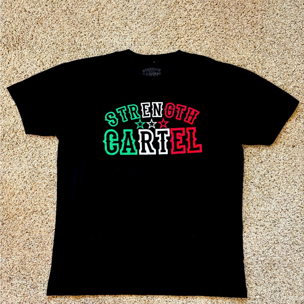 Strength Cartel T-Shirt. Excellent Condition! Size XL. Black with logo.